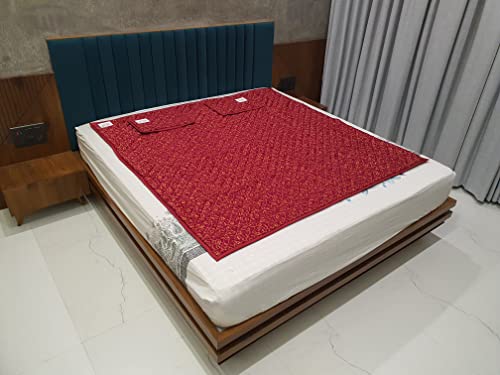 Image of Bio Energy Foldable Magnetic Mattress (6 Feet X 6 Feet) with 2 Pillow Cover (King)