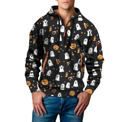 Sudadera de protección solar para hombre con estampado 3D talla S
