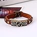 Bracelet,Fashion Decoration Bracelets Men's Leather Bracelet Tai Chi Yin Yang Bracelet Leather Cuff Wrap Bangles Men'S Belt Buckle Wrist Hand Jewelry Couple Bracelet Male Wristband Accessories Festiva