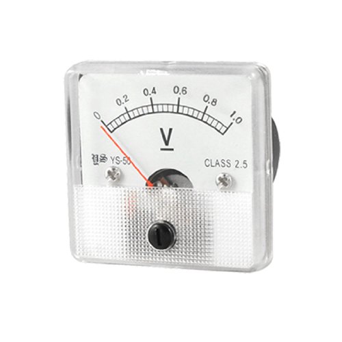 Aexit DC 0-1V gauge Class 2.5 Analog Voltage Panel Meter Voltmeter