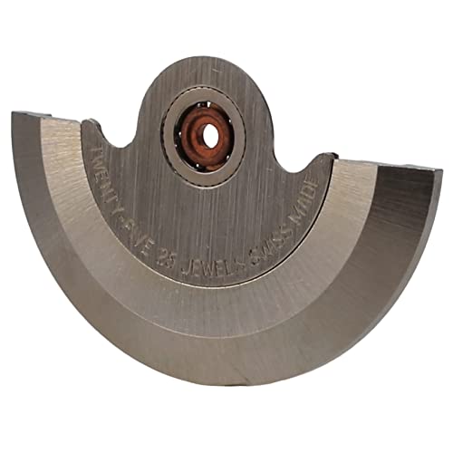 TsoLay Edelstahl-Uhren-Ersatzzubehör, oszillierendes Gewicht Rotor für ETA 2824 2834 2836 Uhrmacher-Reparaturwerkzeuge, silber