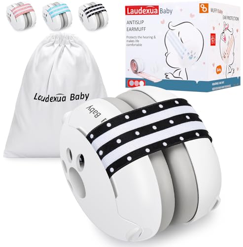 Image of Laudexua Baby Ear Protection, Noise Cancelling Headphones for Babies and Toddlers Up to 36 Months