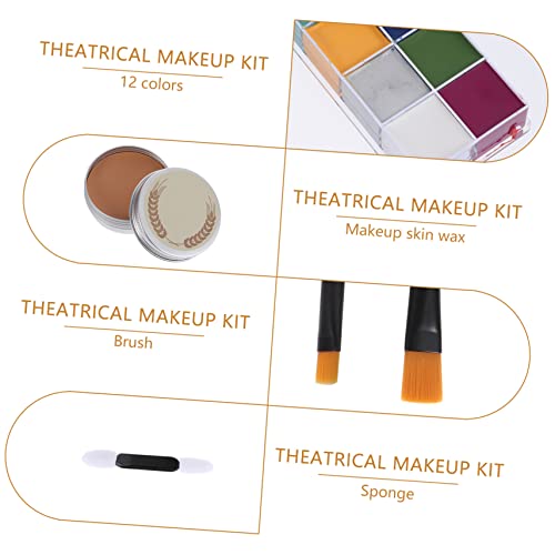 FRCOLOR 56 Pçs/Conjunto Ferramentas De Maquiagem Para Cicatrizes Conjunto Facial Conjunto De Efeitos
