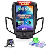 Podofo [2+64G] Car Stereo Radio for Ford Fiesta 2012-2015 with Wireless CarPlay & Android Auto 9.7 Inch Touch Screen Bluetooth Audio with GPS Navigation Mirror Link WiFi RDS Hi-Fi Backup Camera