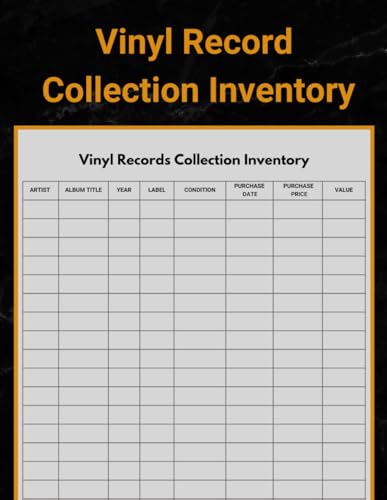 Vinyl Record Collection Inventory: Track and Review Your Vinyl Collection