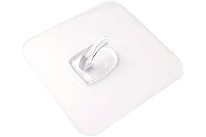 10-Pack Reusable Anti-Skid Traceless Hooks: Seamless Adhesive for Wall Hanging
