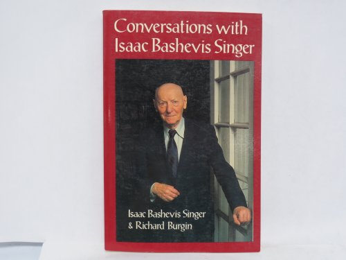 Conversations With Isaac Bashevis Singer 0374519943 Book Cover