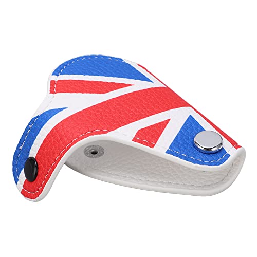 Aramox Capa protetora de chave de carro vermelho azul Reino Unido estilo bandeira remoto para Cooper