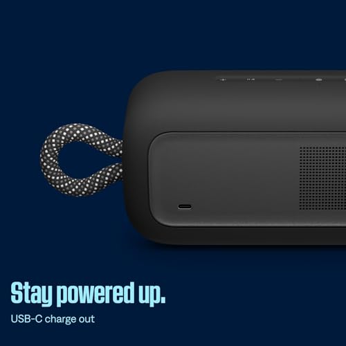 Bose SoundLink Plus: Bluetooth-Boombox, kabelloser Außen-Lautsprecher mit bis zu 20 Stunden Akkulaufzeit, Schwarz – Ansicht 7