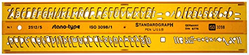 5 mm Italique Lettrage Lettre lettres italiques Guide dessin Cover