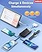 SABANI Portable Charger 35000mAh Power Bank - Portable Battery with 4 Built in Cables, 22.5W Fast Charging Battery Pack Compatible with iPhone 15 14 13 Samsung Android Cell Phone etc (1 Pack, Black)