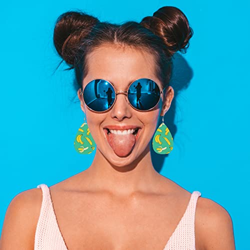 Exotic Flower Fashion Faux Leather Earrings Traditional Folk Ethnic Ornament Floral Wedding Teardrop Earrings Jewelry For Women Friends Bridal3