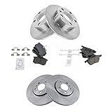 Front & Rear Semi Metallic Brake Pad Kit for VW Golf Jetta Beetle MK4