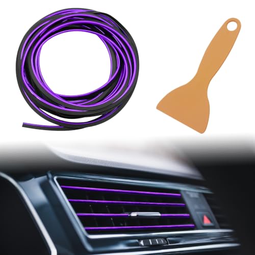 UAPBTAEI Automotive Universal Purple Car Interior Trim Strip, 16.4ft