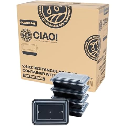 CIAO! 24oz Microwavable Food Container Cover
