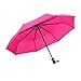 Produktbild Taschenschirm,Öffnen und Schließen von automatischen Mini-Regenschirm,winddichter schwarzer Regenschirm,Windproof sturmfest Auf-Zu Automatik Nylon Umbrella wasserabweisend klein leicht kompakt