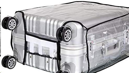 Qulse Luggage Protector Suitcase Cover Clear Pvc Suitcase Cover Protectors Luggage Cover Waterproof For Wheeled Suitcase Fits Most 20" 22" 24" 26" 28" 30" (30) #TOP7