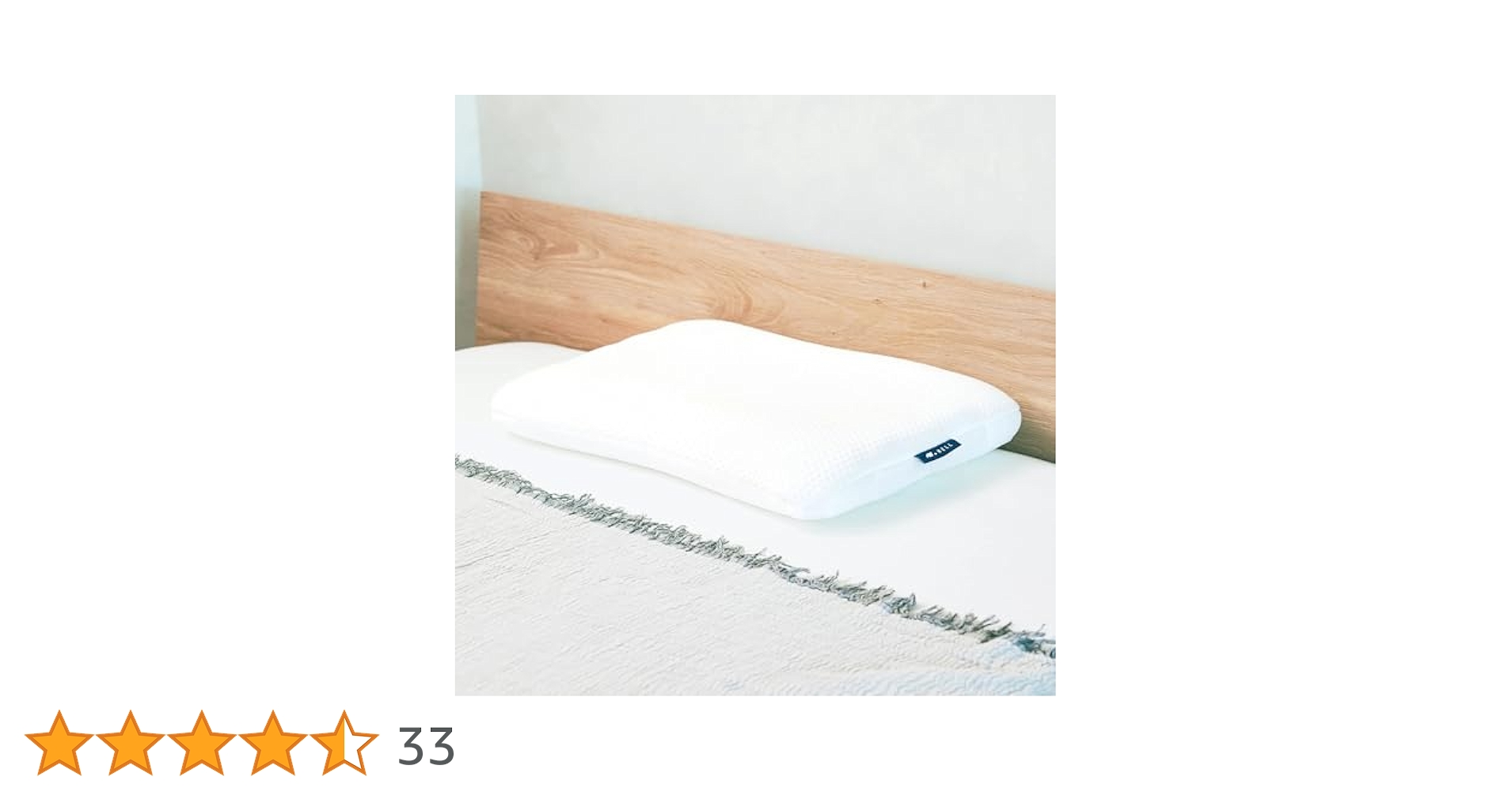 【未使用】NELL（ネル） 枕　オフホワイト 高反発 高さ調整可能 枕カバー付 Amazon｜【公式】 NELL（ネル） まくら オフホワイト 120日間