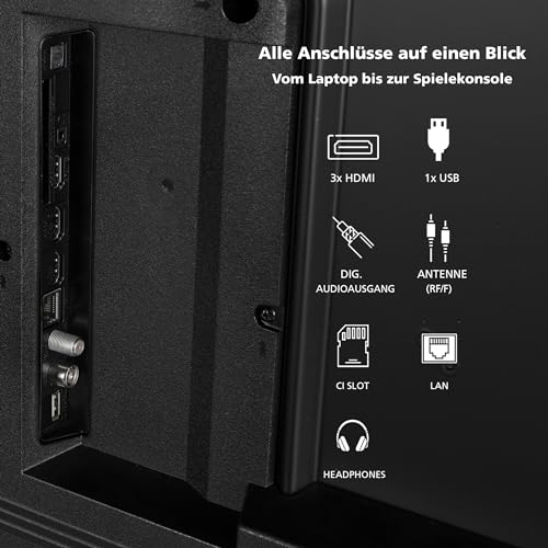 JVC Fernseher 65 Zoll Smart TV powered by TiVo (4K UHD, HDR Dolby Vision, Dolby Atmos, Triple-Tuner, 6 Monate HD+ inkl.) LT-65VU3455 – Bild 5