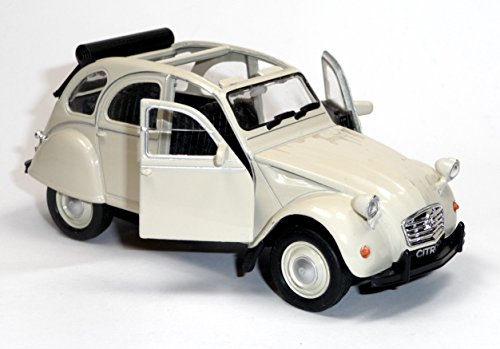 Preisvergleich Produktbild Citroen 2CV beige Ente offen Modellauto