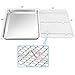 TeamFar Baking Sheet with Rack, 16 x 12 x 1 Inch Stainless Steel Cookie Baking Pan Tray with Grid Rack for Baking Roasting Cooling, Healthy & Heavy-Duty, Oven & Dishwasher Safe