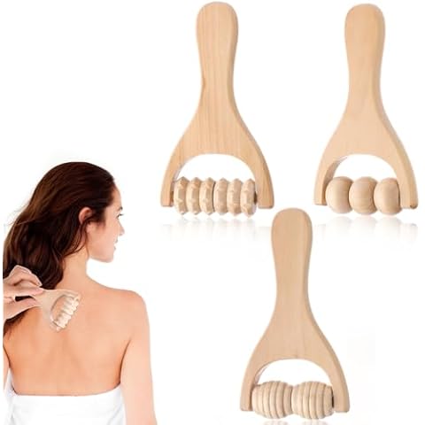 CIATBYYJ Wooden Massage Roller Set Cover