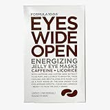 FORMULA 10.0.6 Eyes Wide Open Energizing Jelly Eye Masks Caffeine + Licorice – 3 pairs of individually packaged under eye masks.