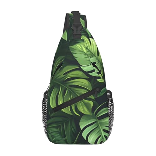 Bolso bandolera Turtleback Leaves para mujer y hombre miniatura 1