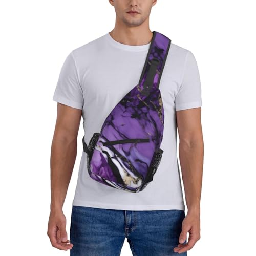 Mochila tipo bandolera estampada para senderismo y uso diario miniatura 7