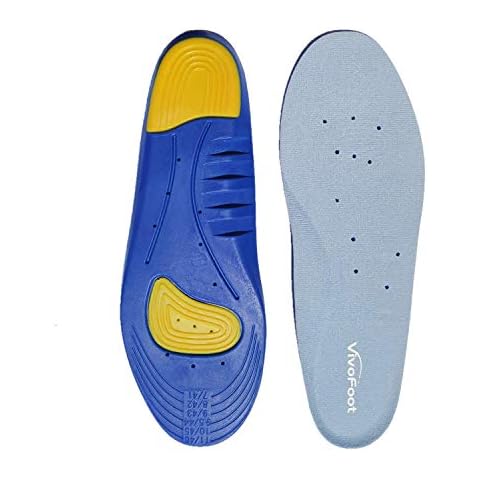 VivoFoot Shoe Insoles, Cushioning & Performance Insoles Blue Size: Men: 8-12 Cover