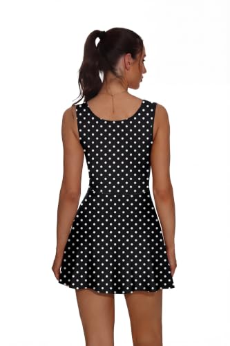 Image of NIASHOT Women's Athletic Dress with Built-in Shorts & Pockets Workout Tennis Golf Active Wear U Neck A-line Dresses