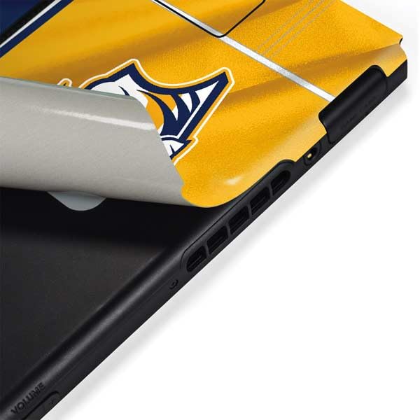 Skinit Decal Gaming Skin Compatible with Nintendo Switch Bundle - Officially Licensed NHL Nashville Predators Jersey Design