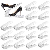 【Super Rutschfest Design】 Unser Schuhregale ist speziell mit oberen Klappen auf beiden Seiten und hinter entworfen, zusammen mit kleinen Unebenheiten auf der Oberfläche, um zu verhindern, dass der Zupper-Schuh herunterrutscht, um Ihren Platz ordentlich und ordentlich zu halten. Ähnlich wie Schuhschlitz.