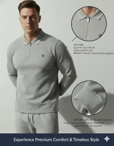 Image of Volex Men Full Sleeve T-Shirt and Jogger Set|Track Suit for Men | Sports Wear Gym Running Jogging Walking Workout Outfit | Full Sleeve T Shirt with Jogger Track Pant Lower
