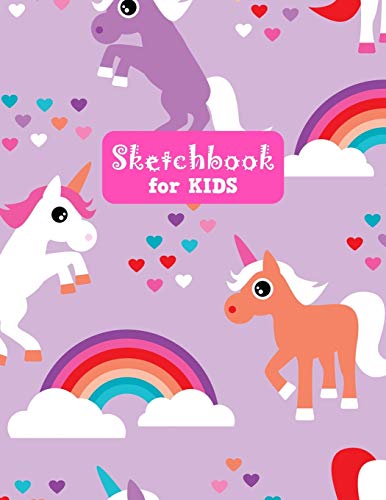 Sketchbook for Kids: Unicorn Large Sketch Book for Drawing, Writing, Painting, Sketching, Doodling and Activity Book- Birthday and Christmas Gift ... Teens and Women - Nathalie Modern Press # 027 image 3