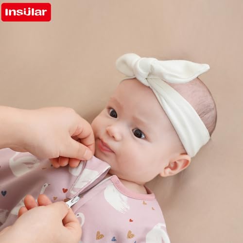 Image of insular Baby Transition Swaddle with Zipper (Swan&Rainbow, Medium (3-6 Month))
