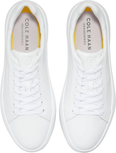 Cole Haan Men's Grandpro Topspin Sneaker, Optic White, 8 Wide - Image 5