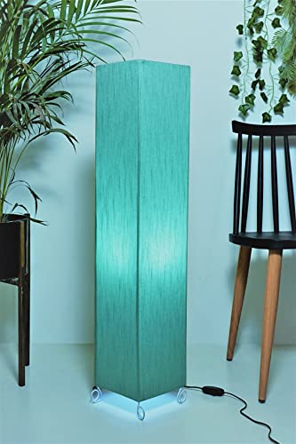 Image of Cotton Fabric Floor Lamp for Bedroom's Desk Lamp for LivingRoom, Bed Room, Office | Night Stand Dimmable Room Floor Lamp for Reading Corner Lamp | Bulb Included