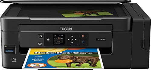 Epson Expression ET-2650 EcoTank Wireless Color All-in-One...
