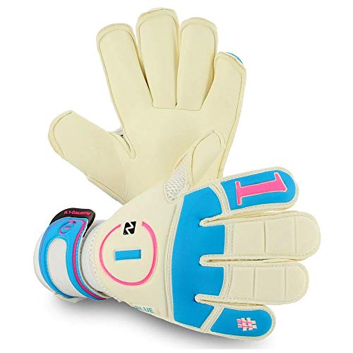 Luva de Goleiro Profissional N1 Beta Kids Blue