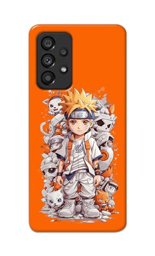 Image of PRINTFIDAA Plastic Printed Hard Back Cover Case For Samsung Galaxy A53 5G Back Cover (Famous Anime Cartoon Character) -112, Multicolor