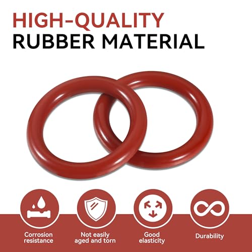 Image of 4 Pack B32790 Oil Pump Pickup Tube O-Ring Gasket Kit-High Temp Seals for LS Engines,Compatible with Chevy Silverado /Suburban /Tahoe,GMC Sierra /Yukon,Cadillac Escalade(5.3L 6.0L V8)