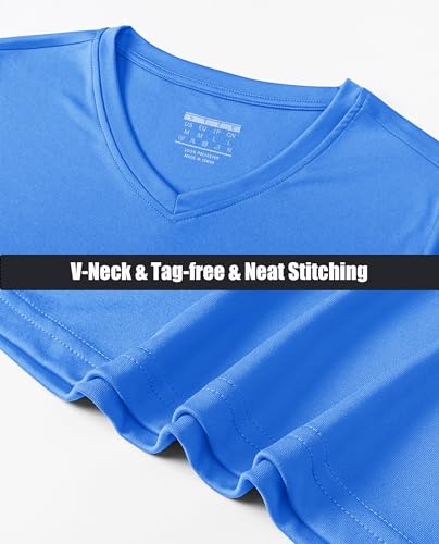 Image of MAGCOMSEN Sun Shirts for Women Long Sleeve SPF Shirt V-Neck UPF 50+ UV Prontection Quick Dry Top for Workout Hiking Swim
