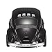 QFX Bluetooth 1960 Bug Retro Car Replica Speaker, 3-inch Speakers, Hands Free Link, Built-in Microphone, FM Radio and LED Party Lights, Black - BT-1960-BLK