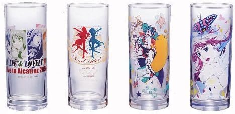 Amazon 一番くじプレミアム 劇場版マクロスf サヨナラノツバサ G賞 プレミアムアートグラス 全4種 アニメ 萌えグッズ 通販