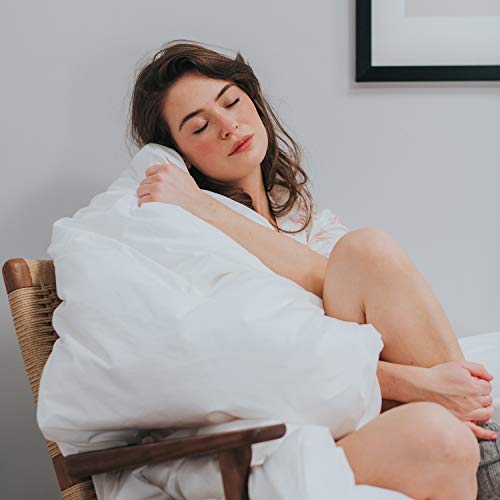 Parure de lit de luxe Bedfolk 100% percale lavée coton Snow Super King