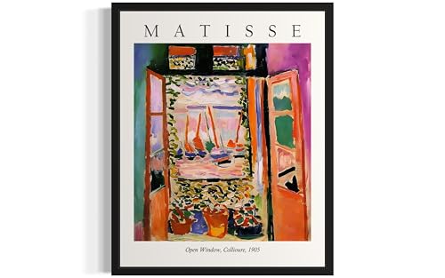 Open Window Matisse Art Print Poster, Henri Matisse Wall Art