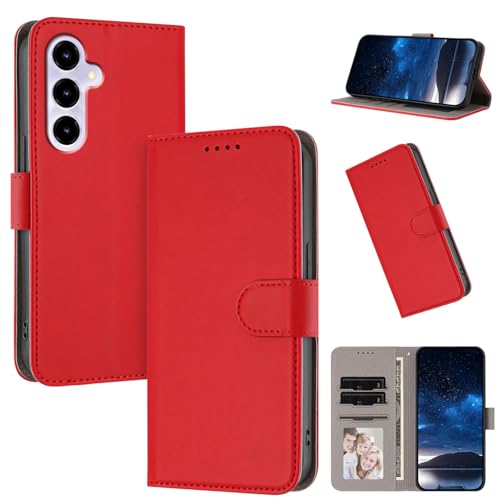 �Ή��@�� for Samsung Galaxy A57 5G �t���b�v���L�b�N�X�^���h �}�O�l�b�g���J�� �E�H���b�g�^�X�}�z�P�[�X Red