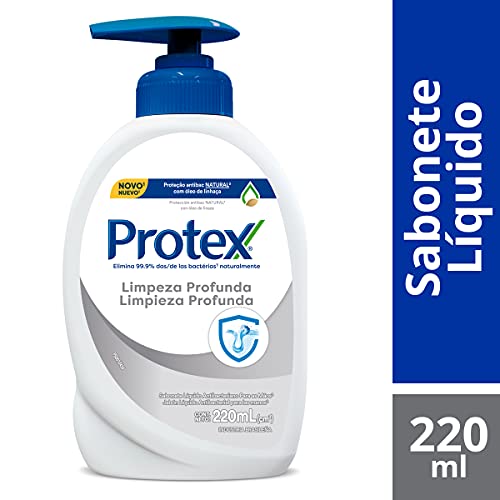 Sabonete Líquido Antibacteriano para as mãos Protex Limpeza Profunda 220ml, Protex