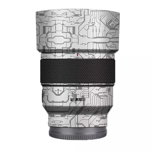 Film de protection Sony FE 85mm F1.8 autocollant anti-rayures circuit blanc